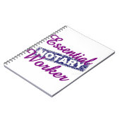 Notaris Essential Worker Notitieboek (Linkerzijde)