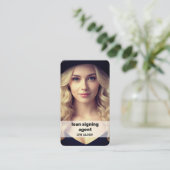 🖋️ notaris Instagram QR Visitekaartje (Staand voorkant)