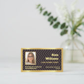 🏛️ notaris lening ondertekenen aangepaste QR Visitekaartje (Staand voorkant)