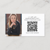 Notaris Lening Signing Agent Foto QR Code Visitekaartje (Achterkant)