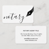 Notaris Nib Logo Tax Preparate Book Keeping Visitekaartje (Voorkant / Achterkant)