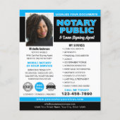 Notaris Openbaar Hypotheekakte Ondertekeningsagent Flyer (Voorkant)