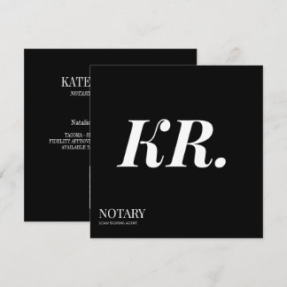 Notaris Openbaar Ondertekeningsagent Monogram eleg Aankondiging