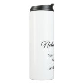 Notaris openbare Lening ondertekening agent toevoe Thermosbeker (Gedraaid links)