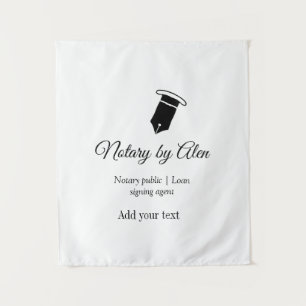 Notaris openbare Lening ondertekening agent toevoe Wandkleed