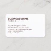 Notaris openbare lening ondertekening Visitekaartj Visitekaartje (Achterkant)