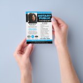 Notaris Openbare Notariële Leningsondertekeningsag Flyer (Hand)