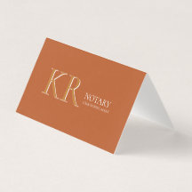 Notaris Openbare Ondertekeningsagent Monogram terr