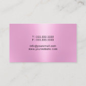 Notaris Pink van het Manuscript van de Minimale Ha Visitekaartje (Achterkant)