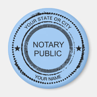 Notaris Public Distress Seal City Name Gepersonali Magneet