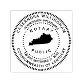 Notaris Public Kentucky Zelfinktende Stempel (Design)