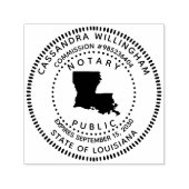 Notaris Public Louisiana Zelfinktende Stempel (Design)