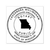 Notaris Public Missouri Zelfinktende Stempel (Design)