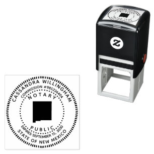 Notaris publiek New Mexico Zelfinktende Stempel