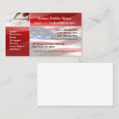Notaris publiek Visitekaartje (Voorkant / Achterkant)