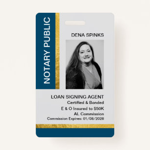 Notaris Publieke ID Badge