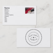 Notaris publieke Visitekaartjes (Voorkant / Achterkant)