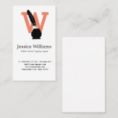 Notaris van de Douane van de Agent Openbare Elegan Visitekaartje (Voorkant / Achterkant)