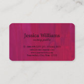 Notarisch Openbaar Elegant Manuscript Gewoon Visit Visitekaartje (Achterkant)