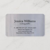 Notarisch Openbaar Elegant Manuscript Gewoon Visitekaartje (Achterkant)