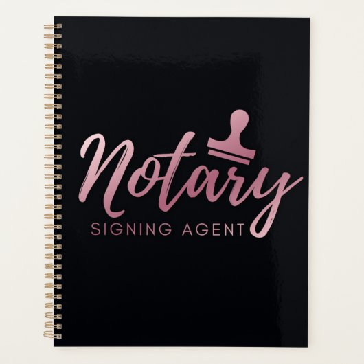 Notarisch roze planner (Voorkant)