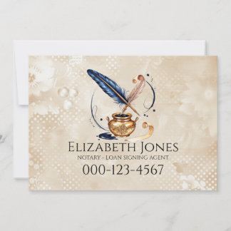 Notary Digital Business Card Kaart