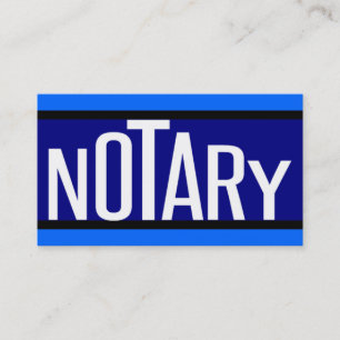 Notary Fun Lettering Visitekaartje
