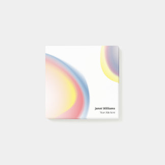 Notas post-it formas inorganicas color post-it® notes