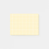 Notas Post-it® Grid paper: minimalist grid (lemon) (Devant)
