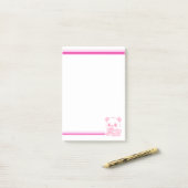 Notas Post-it®  Panda Lindo (Sur un bureau)