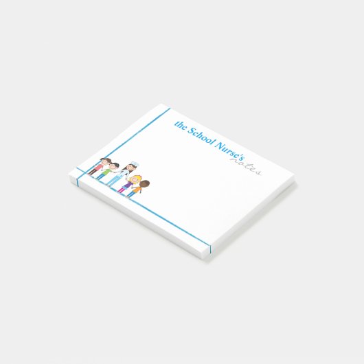 Nota's van de schoolverpleegster (post-it notes) post-it® notes (Schuin)