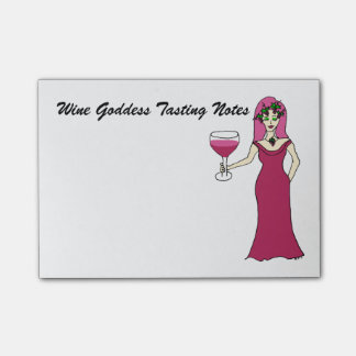Nota's voor tests van Wine Goddess Post-it® Notes