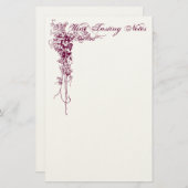 Nota's voor wijnbereiding briefpapier (Voorkant / Achterkant)