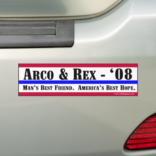 "NotB" Arco/Rex Bumpersticker (Op auto)