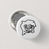 "notcuteme" Pin Ronde Button 3,2 Cm (Voorkant /achterkant)