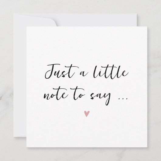 Note à dire - Carte Faire-part de grossesse simple (Devant)