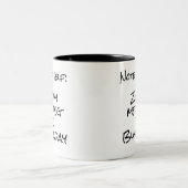 "Note à l'individu : Zoom Meeting le jeudi" Mug (Centre)