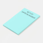 "Note à soi" amusant BlThursday Post-It Notes (Incliné)