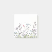 note adhésive de fleur notes post-it notes (Devant)