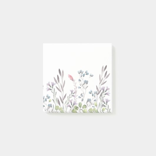 note adhésive de fleur notes post-it notes (Devant)