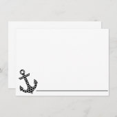 Note Ancre carte (Devant / Derrière)