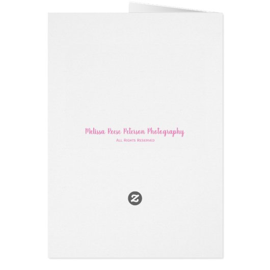 Note blanche de jolies fleurs roses (Dos)