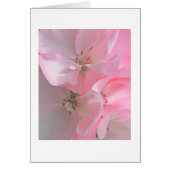 Note blanche de jolies fleurs roses (Devant)