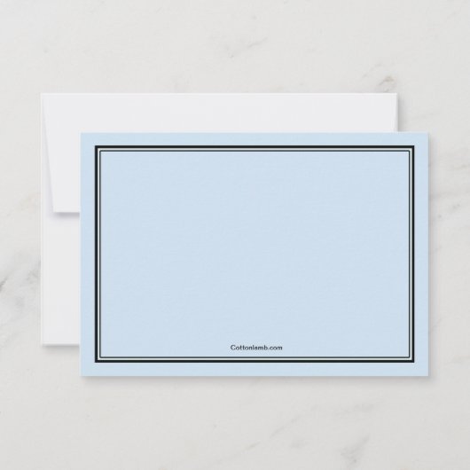 Note bleue de Merci d'obtention du diplôme de DM (Dos)