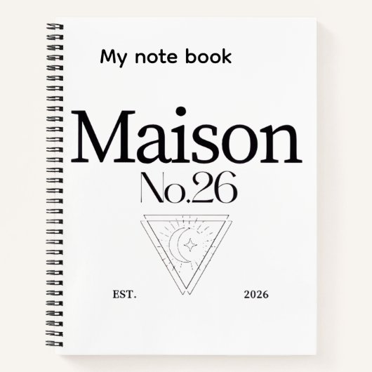 Note book / journal  (Devant)