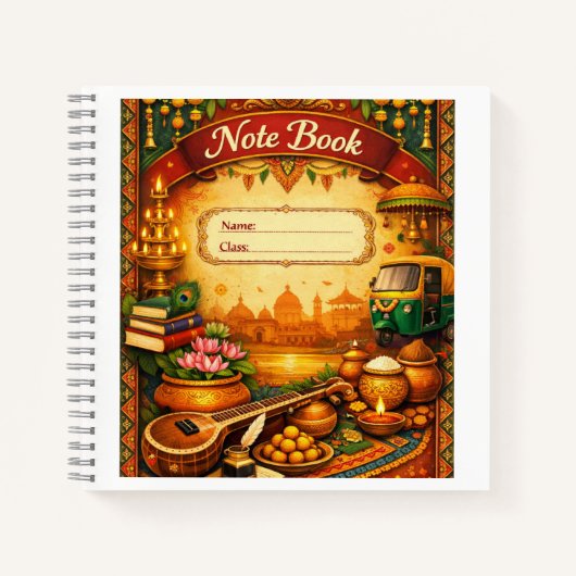 note book notitieboek (Voorkant)