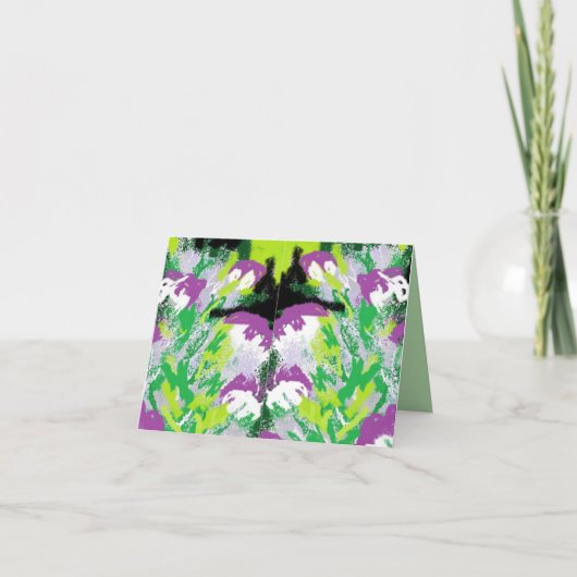 Note Card : La fleur nationale de Grèce (Devant)
