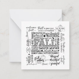 Note Card Notitiekaartje