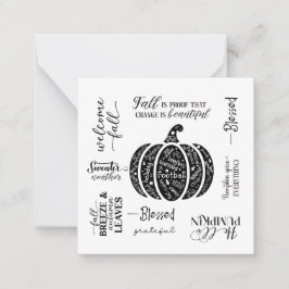 Note Card Notitiekaartje