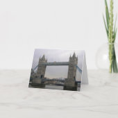 Note Card Tower Bridge over de Thames Kaart (Voorkant)
